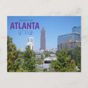 Groeten uit Atlanta Georga Schilderachtig Briefkaa Briefkaart