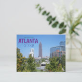 Groeten uit Atlanta Georga Schilderachtig Briefkaa Briefkaart (Staand voorkant)