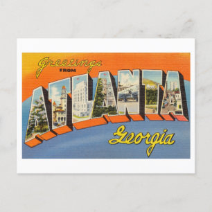 Groeten uit Atlanta, Georgia Briefkaart