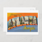  Groeten uit Atlanta, Georgia Briefkaart (Voorkant / Achterkant)
