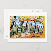 Groeten uit Atlanta Georgia Briefkaart (Voorkant / Achterkant)