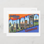  Groeten uit Atlanta, Georgia Briefkaart (Voorkant / Achterkant)