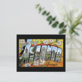 Groeten uit Atlanta Georgia Briefkaart (Staand voorkant)