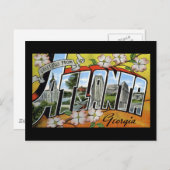 Groeten uit Atlanta Georgia Briefkaart (Voorkant / Achterkant)