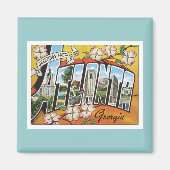 Groeten uit Atlanta Magneet (Voorkant)