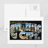 Groeten uit Atlantic City Briefkaart (Voorkant / Achterkant)