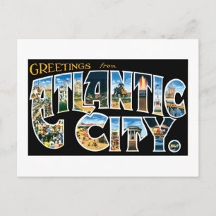 Groeten uit Atlantic City Briefkaart