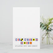 Groeten uit Atlantic City Briefpapier (Staand voorkant)
