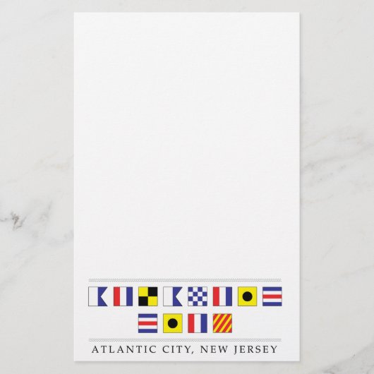 Groeten uit Atlantic City Briefpapier (Voorkant)