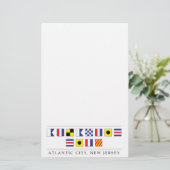 Groeten uit Atlantic City Briefpapier (Staand voorkant)