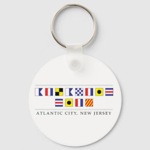 Groeten uit Atlantic City Sleutelhanger