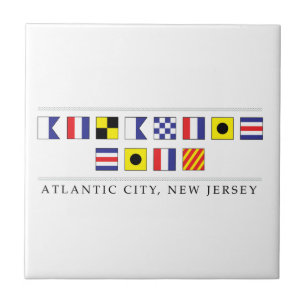 Groeten uit Atlantic City Tegeltje