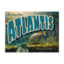 Groeten uit Atlantis Ansichtkaarten