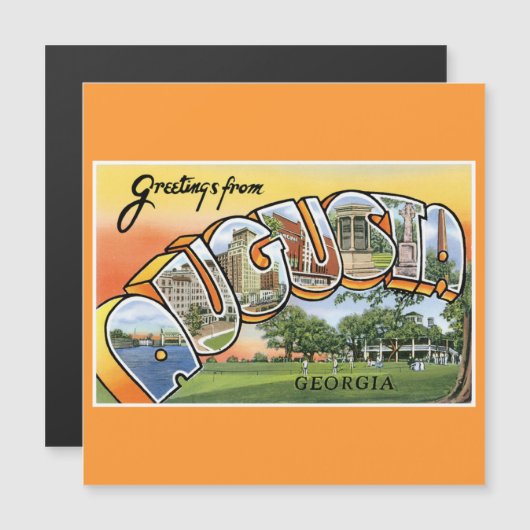 Groeten uit Augusta, GA! (Voorkant / Achterkant)