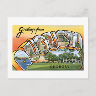 Groeten uit Augusta, GA! Briefkaart