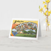 Groeten uit Augusta, Georgië Kaart (Gele Bloem)