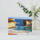 Groeten uit Australië Briefkaart (Staand voorkant)