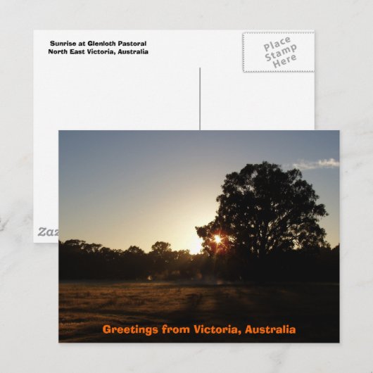 Groeten uit Australië Briefkaart (Voorkant / Achterkant)