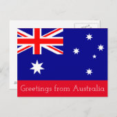 Groeten uit Australië - briefkaart (Voorkant / Achterkant)