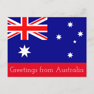 Groeten uit Australië - briefkaart