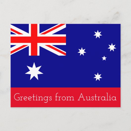 Groeten uit Australië - briefkaart (Voorkant)