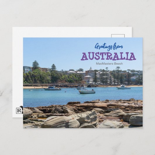 Groeten uit Australië MacMasters Beach Briefkaart (Voorkant / Achterkant)