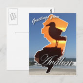 Groeten uit Avalon Briefkaart (Voorkant / Achterkant)