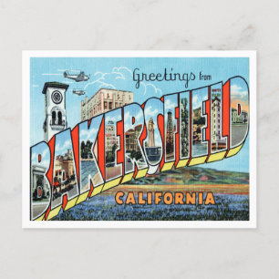 Groeten uit Bakersfield, California Travel Briefkaart