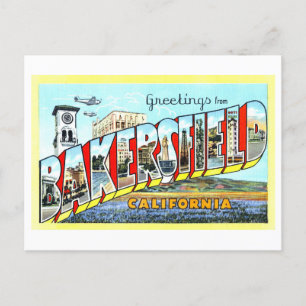 Groeten uit Bakersfield, Californië, Briefkaart