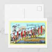 Groeten uit Bakersfield, Californië, Briefkaart (Voorkant / Achterkant)