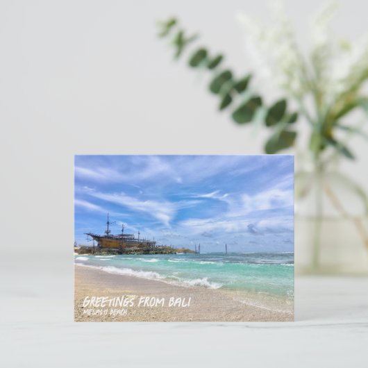 Groeten uit Bali Briefkaart (Staand voorkant)