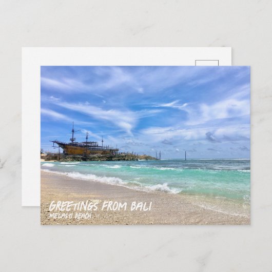 Groeten uit Bali Briefkaart (Voorkant / Achterkant)