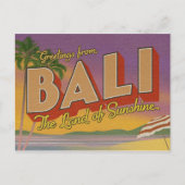 Groeten uit Bali Briefkaart (Voorkant)