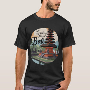 Groeten uit Bali Teken T-shirt