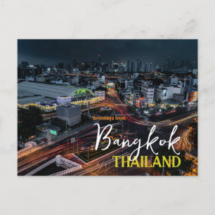 Groeten uit Bangkok Thailand Ansichtkaart Briefkaart