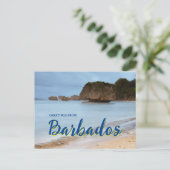Groeten uit Barbados Schilderachtig Briefkaart (Staand voorkant)