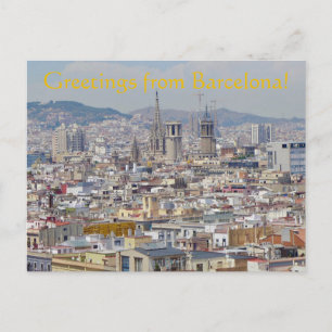 Groeten uit Barcelona! Briefkaart