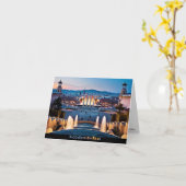 Groeten uit Barcelona Kaart (Gele Bloem)