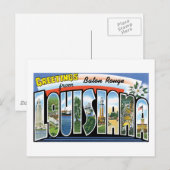 Groeten uit Baton Rouge, Louisiana Briefkaart (Voorkant / Achterkant)