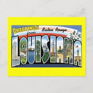 Groeten uit Baton Rouge, Louisiana Briefkaart