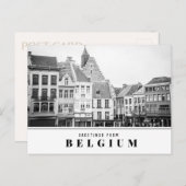 Groeten uit België Briefkaart (Voorkant / Achterkant)