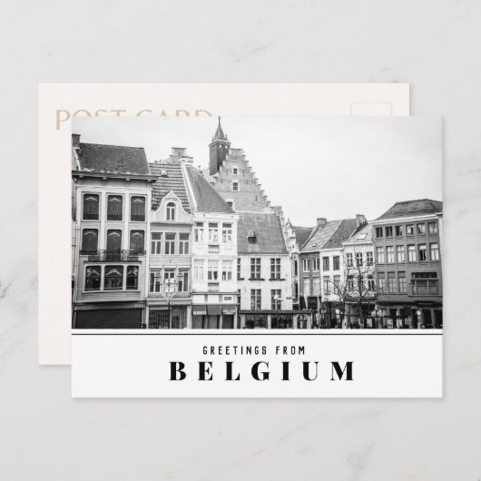 Groeten uit België Briefkaart (Voorkant / Achterkant)