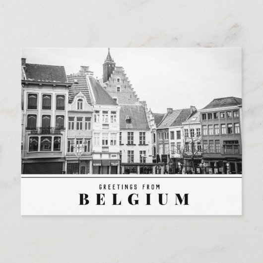 Groeten uit België Briefkaart (Voorkant)