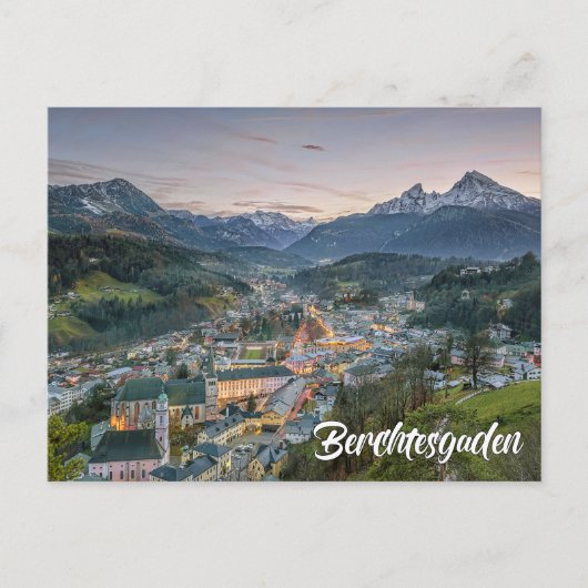 Groeten uit Berchtesgaden, Duitsland Briefkaart (Voorkant)