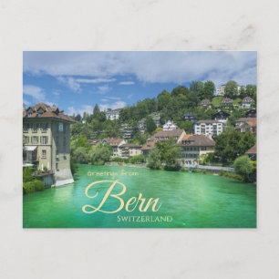 Groeten uit Bern Zwitserland Ansichtkaart Briefkaart
