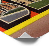 Groeten uit Berwyn Illinois Poster (Hoek)