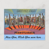 Groeten uit Bethlehem Briefkaart (Voorkant)