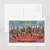groeten uit Bethlehem, Pennsylvania Briefkaart (Voorkant / Achterkant)