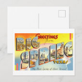 groeten uit Big Spring, Texas Briefkaart (Voorkant / Achterkant)