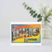 groeten uit Billings, Montana Briefkaart (Staand voorkant)